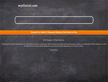 Tablet Screenshot of myclinical.com